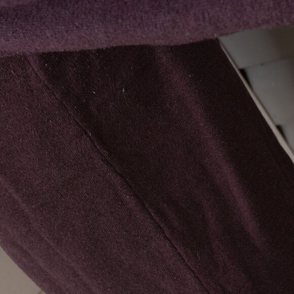 Aspen Mock Neck Sweater Oxblood Double Knit Minimal Scandi Girl Tunic Pullover - Picture 10 of 11